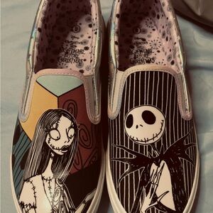 Nightmare Before Christmas Slip-On Shoes